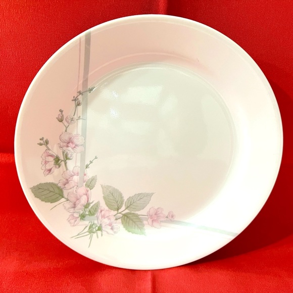 6 Corelle Veranda white plate set of 6 Dinner plate 10”. Made in USA. - Picture 4 of 5